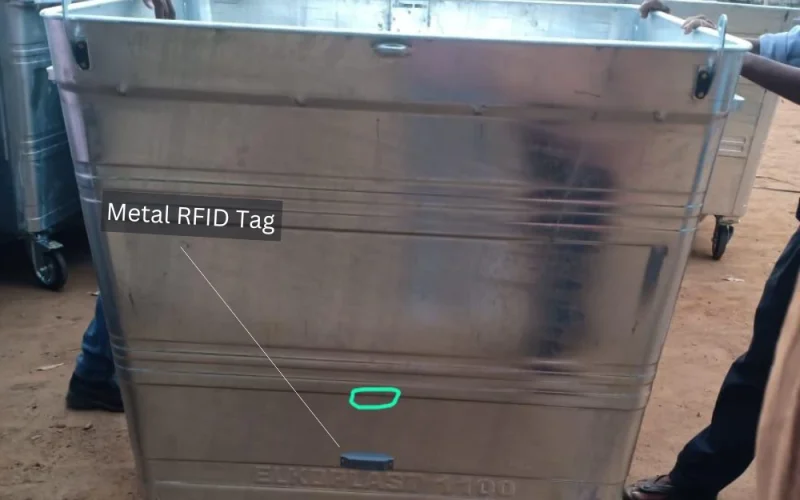 rfid metal tag for smart bins